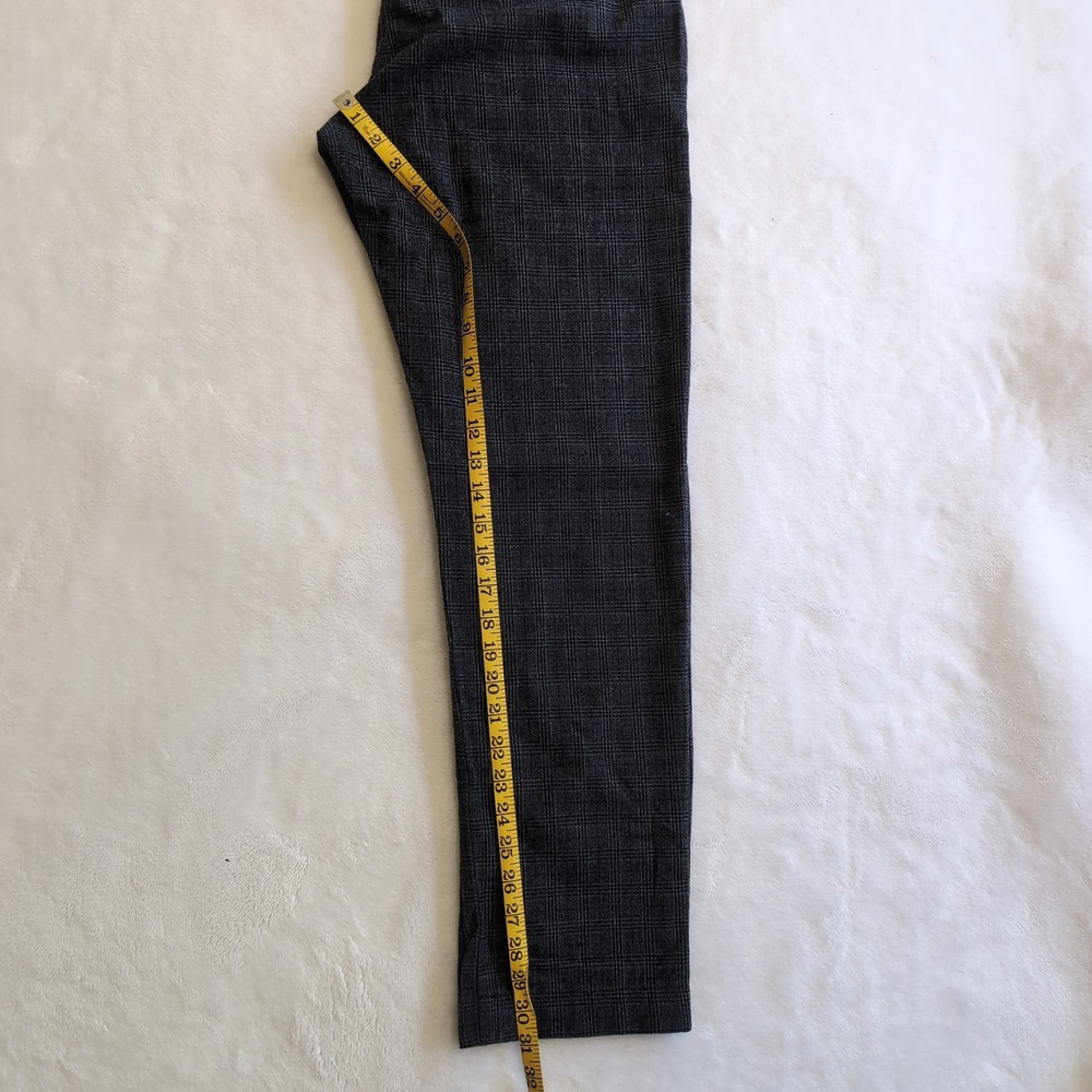 New J Crew 484 Slim Fit Pants Mens 32x30 Grey Glen Plaid Stretch Cotton Trousers - Picture 9 of 9